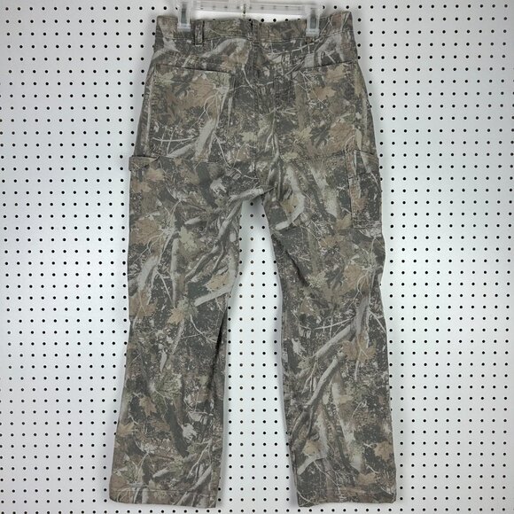 Abercrombie & Fitch Camo Carpenter Pants 32x30 Baggy Wide Leg Faded Streetwear - Picture 1 of 7